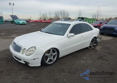 2003 Mercedes-Benz E 500 из США, поврежденный, VIN WDBUF70J63A279288